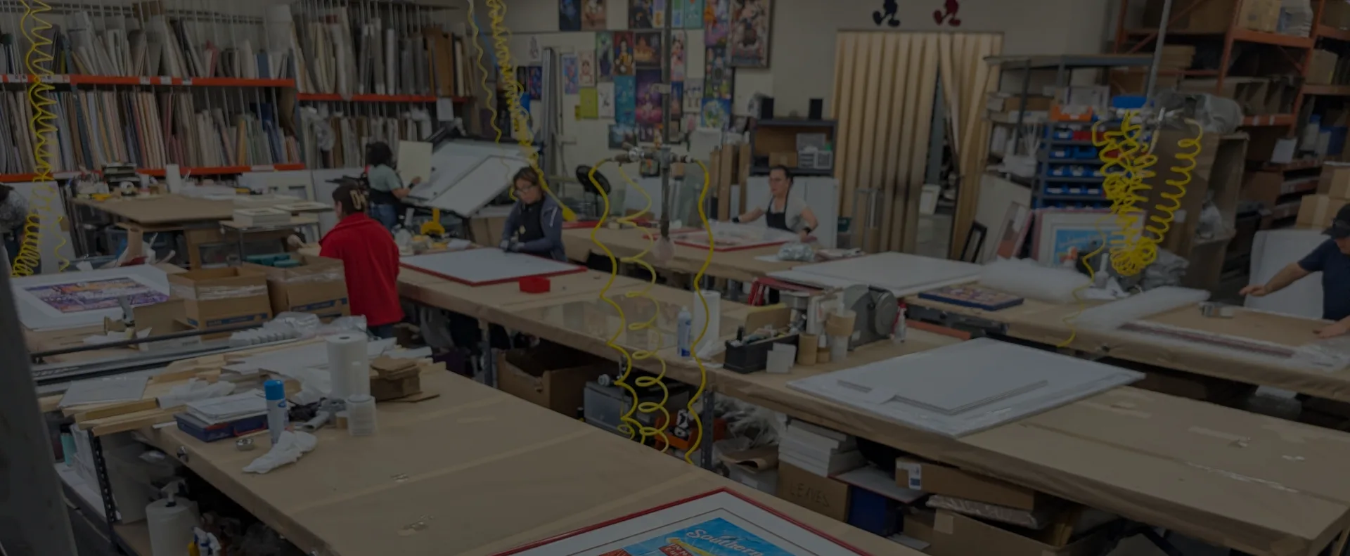 Archival framing for Huntington Beach collector