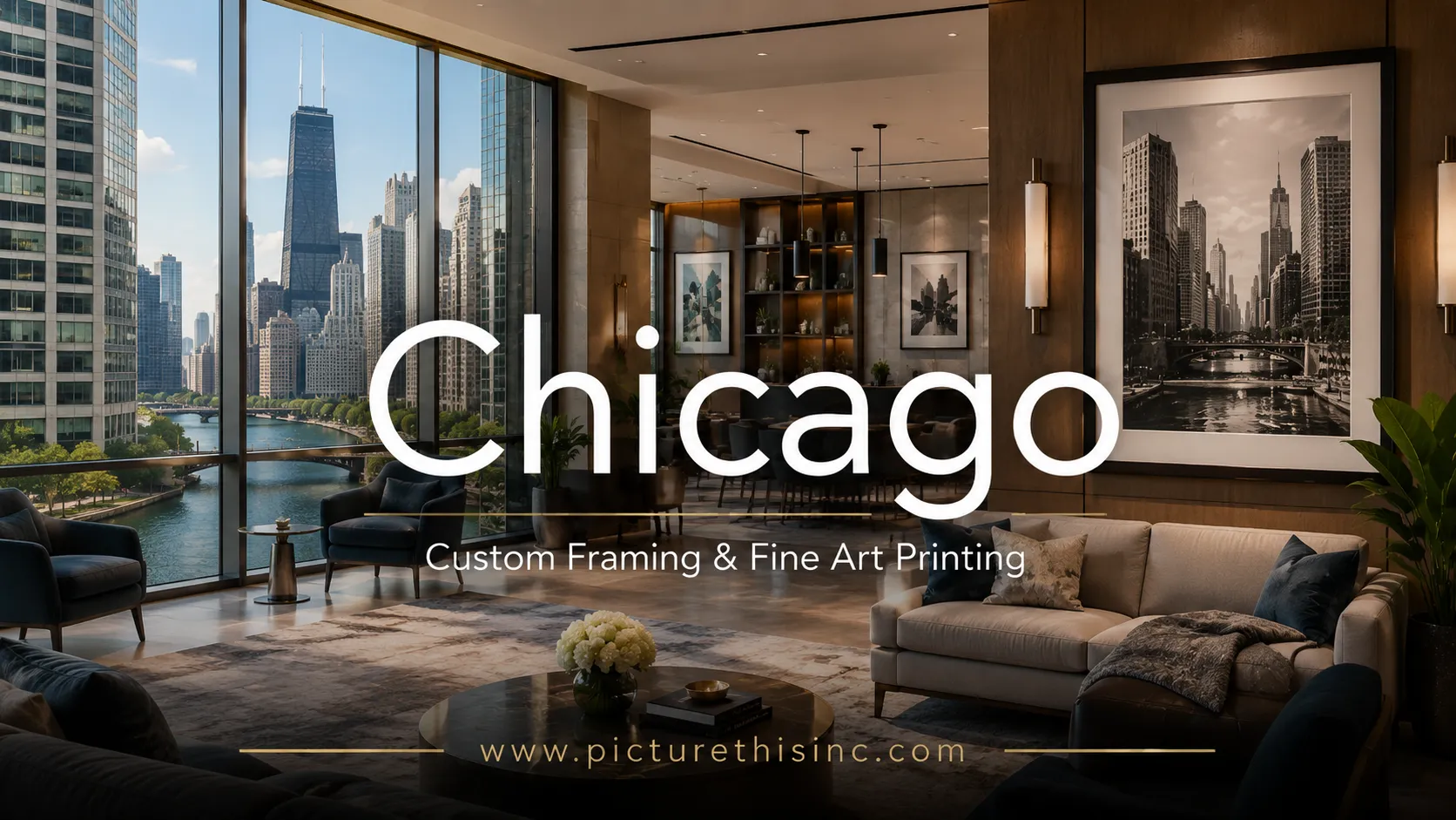 Chicago custom framing and fine art printing for hotel and corporate art programs