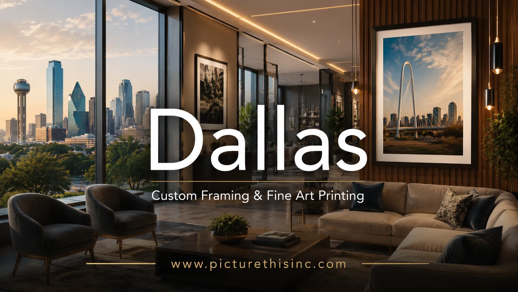 Dallas Fort Worth custom framing and fine art printing for hotel and commercial art programs