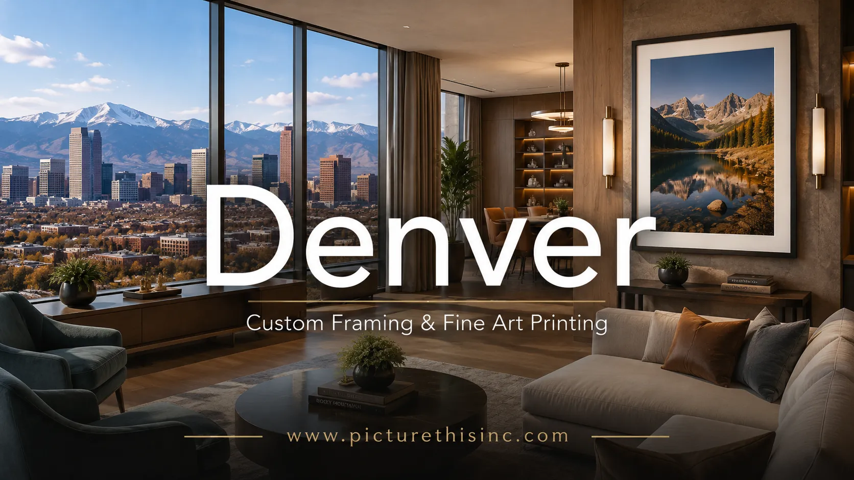 Denver custom framing and fine art printing for hotel and commercial art programs