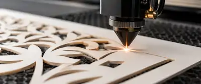 Laser cutter detail or custom-cut mat