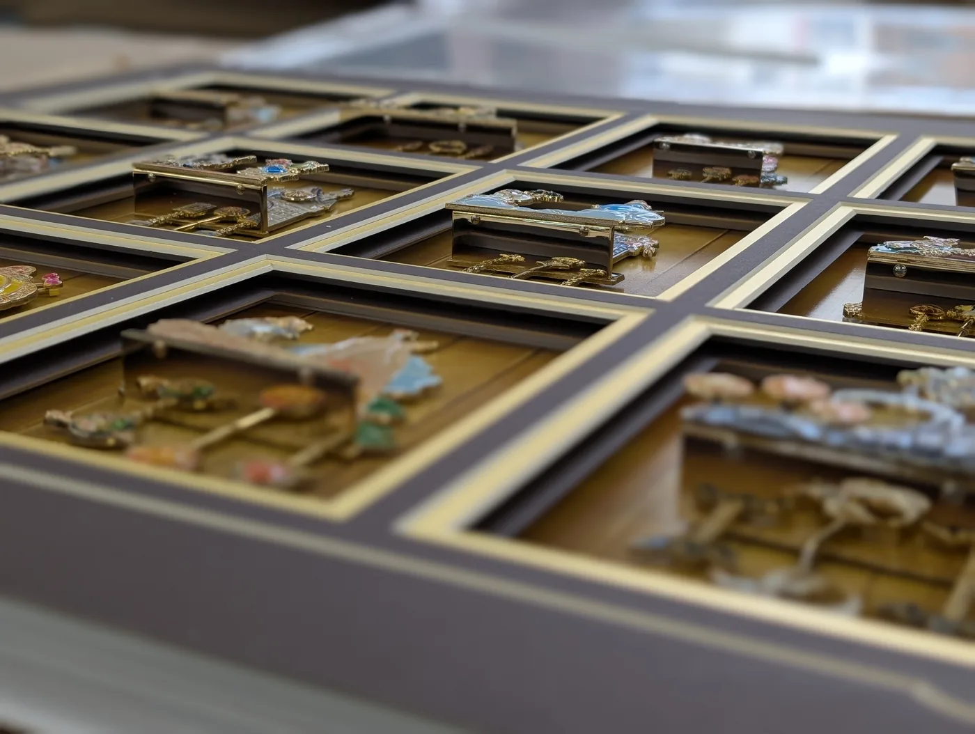 Custom framing samples